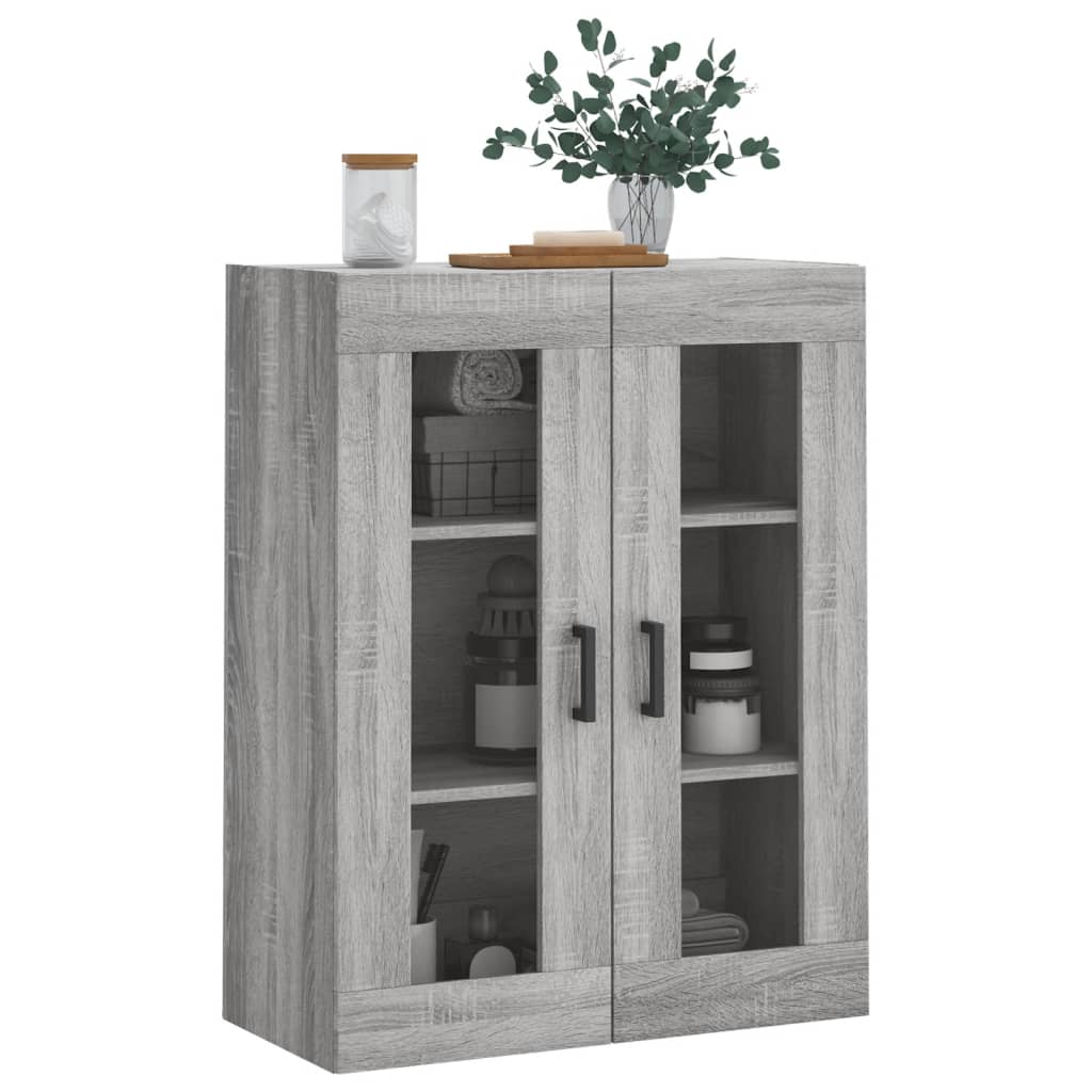 vidaXL Ντουλάπι Τοίχου Γκρι Sonoma 69,5 x 34 x 90 εκ.