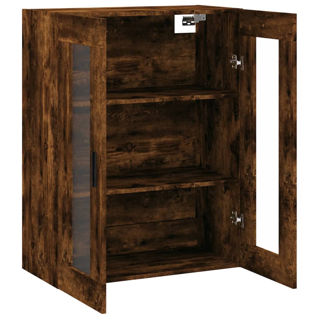 vidaXL Ντουλάπι Τοίχου Καπνιστή Δρυς 69,5 x 34 x 90 εκ.