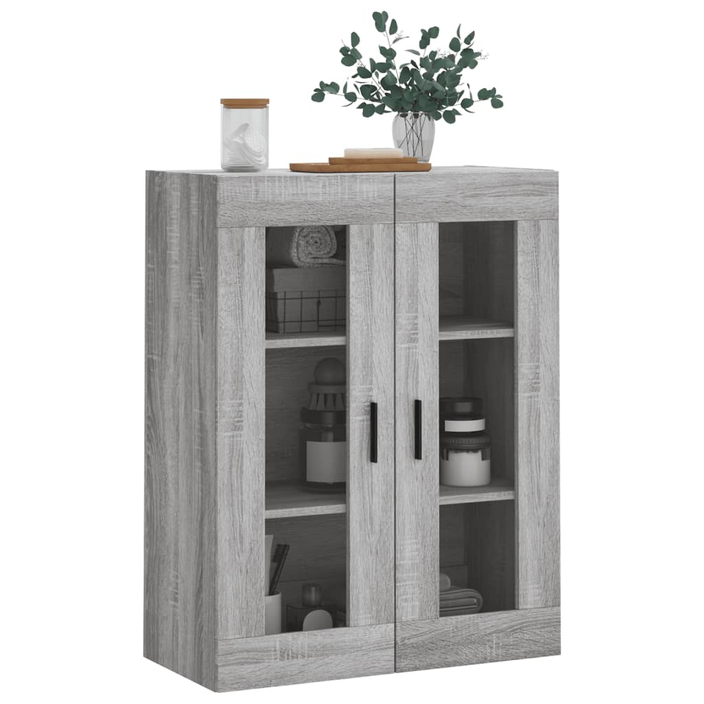 vidaXL Ντουλάπι Τοίχου Γκρι Sonoma 69,5 x 34 x 90 εκ.