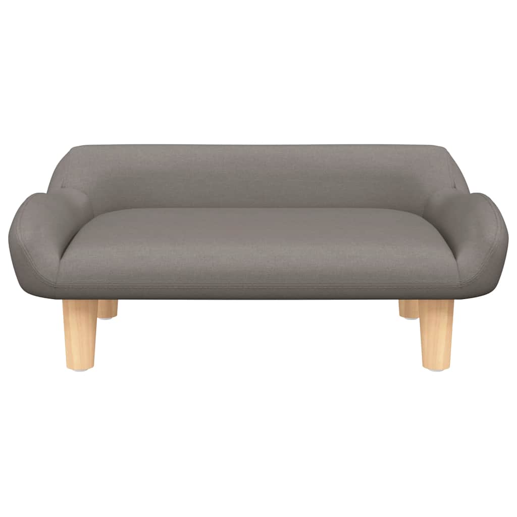 vidaXL Καναπές Παιδικός Taupe 70x40x24 εκ. από Υφασμάτινη