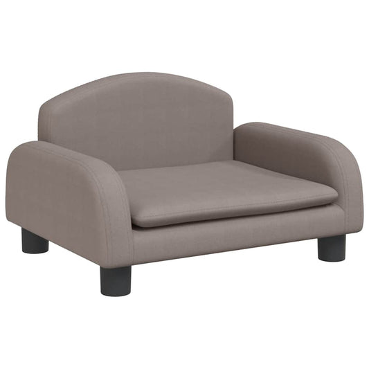 vidaXL Καναπές Παιδικός Taupe 50x40x30 εκ. από Ύφασμα