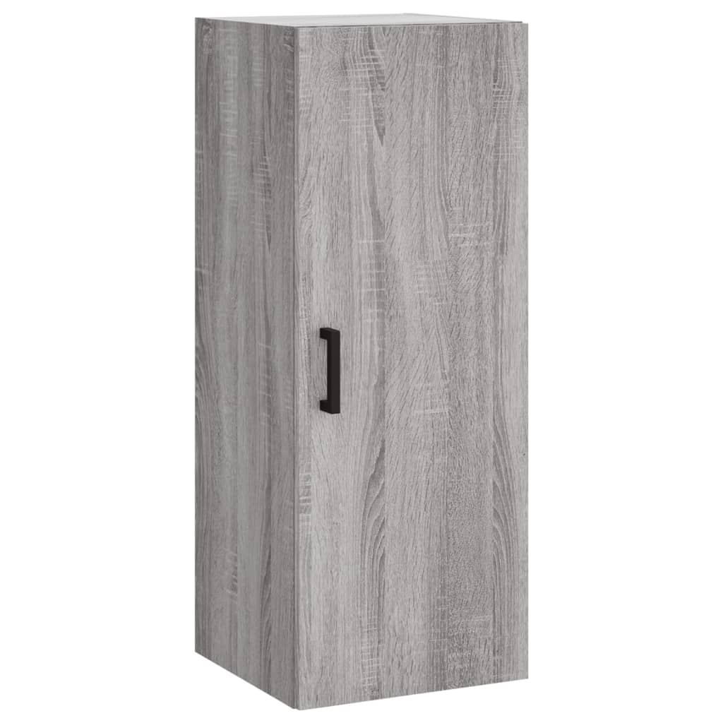 vidaXL Μπουφές Sonoma Γκρι 34,5 x 34 x 180 εκ. από Επεξεργασμένο Ξύλο