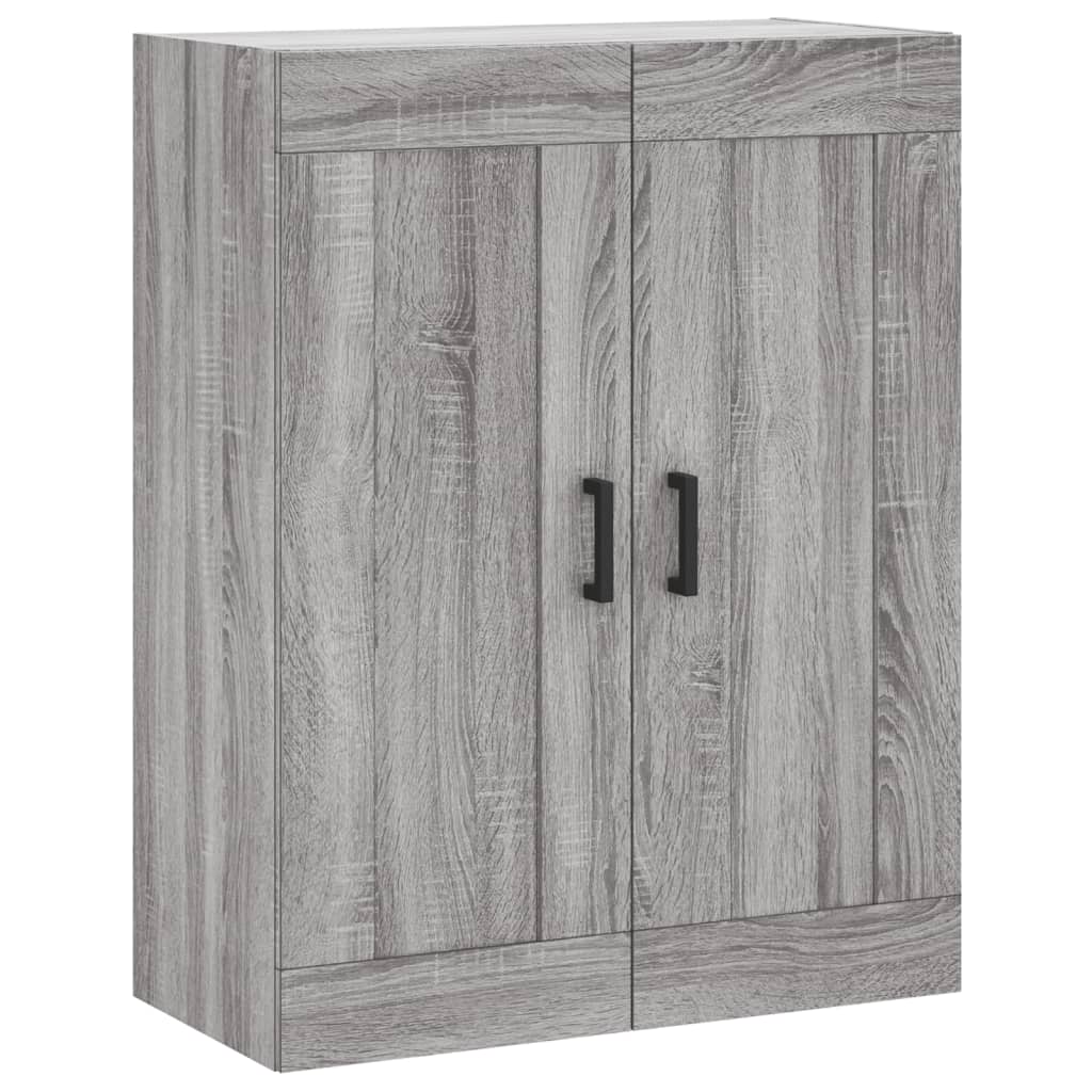 vidaXL Ντουλάπι Γκρι Sonoma 69,5 x 34 x 180 εκ. Επεξεργασμένο Ξύλο
