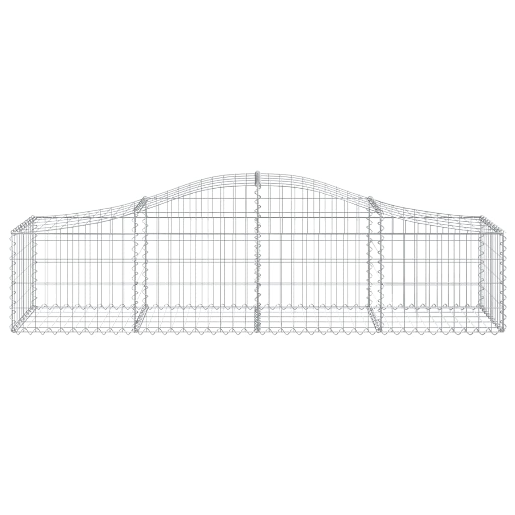 vidaXL Συρματοκιβώτια Τοξωτά 13 τεμ. 200x50x40/60 εκ. Γαλβαν. Ατσάλι
