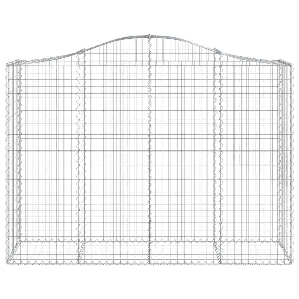 vidaXL Συρματοκιβώτια Τοξωτά 20 τεμ. 200x50x140/160 εκ. Γαλβαν. Ατσάλι