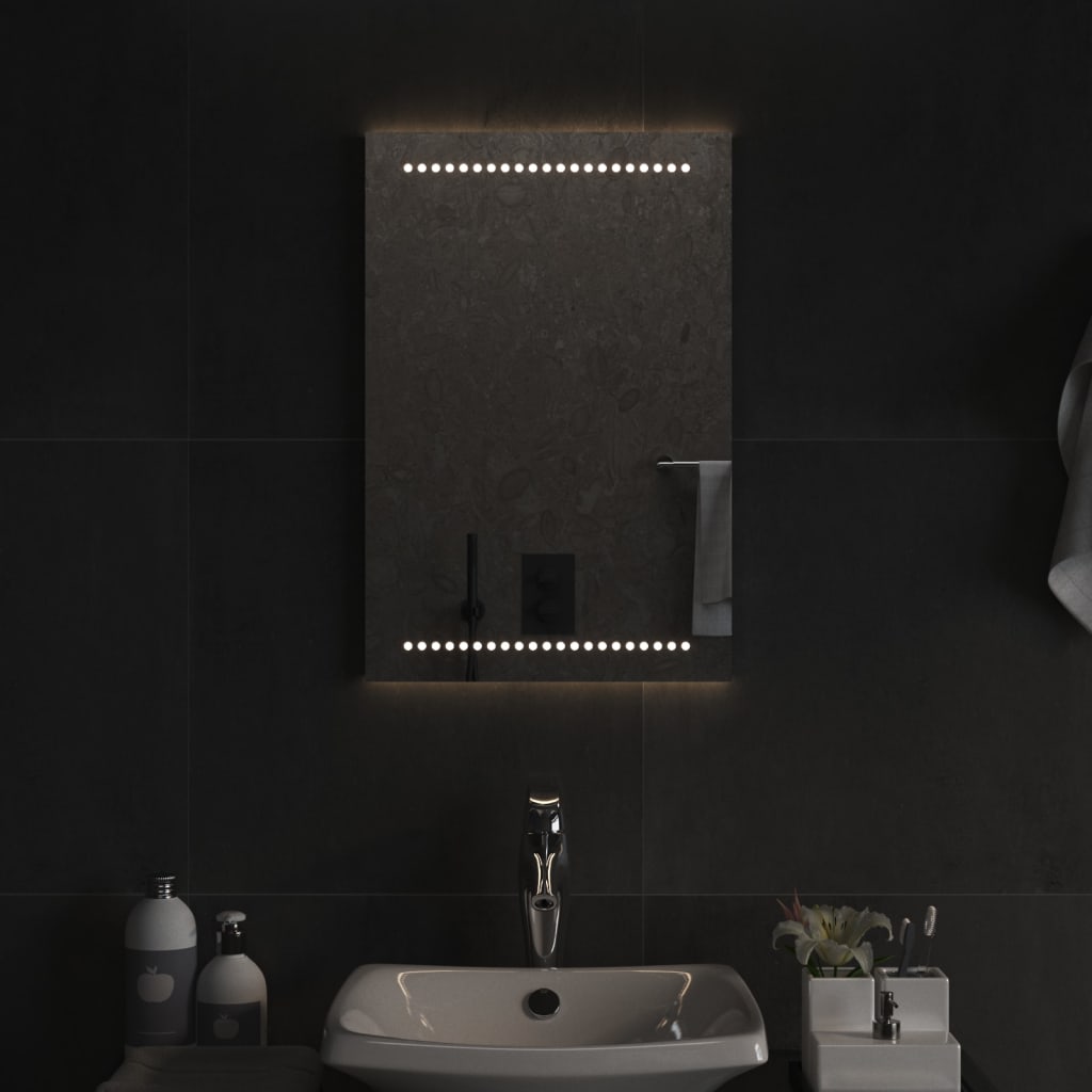 vidaXL Καθρέφτης Μπάνιου με LED 40x60 εκ.