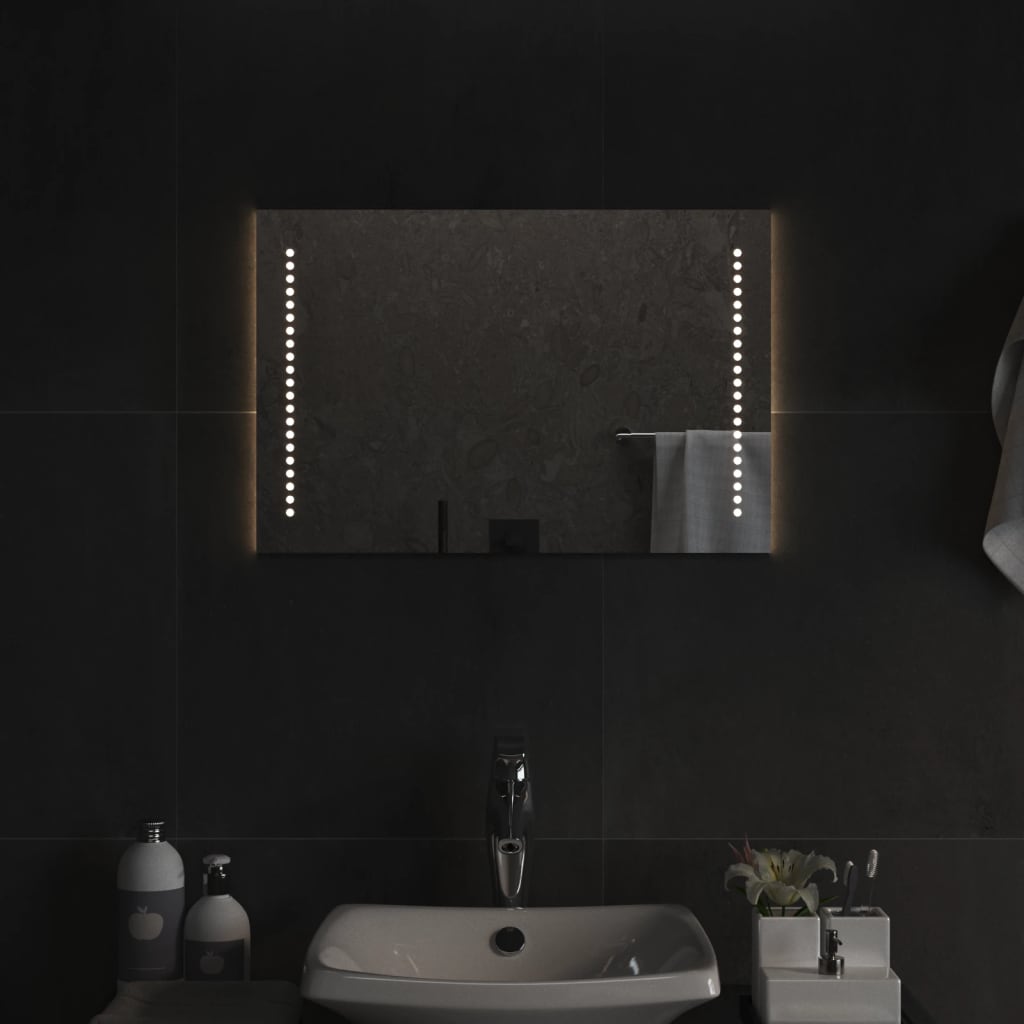 vidaXL Καθρέφτης Μπάνιου με LED 40x60 εκ.