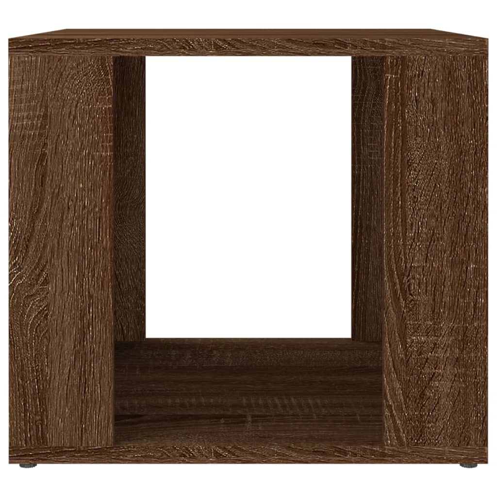 vidaXL Κομοδίνο Καπνιστή Δρυς 41x40x36 εκ. από Επεξεργασμένο Ξύλο