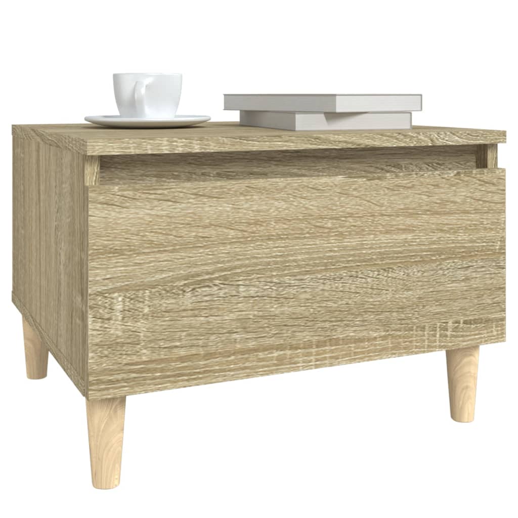 vidaXL Βοηθητικό Τραπέζι Sonoma Δρυς 50x46x35 εκ. Επεξεργασμένο Ξύλο