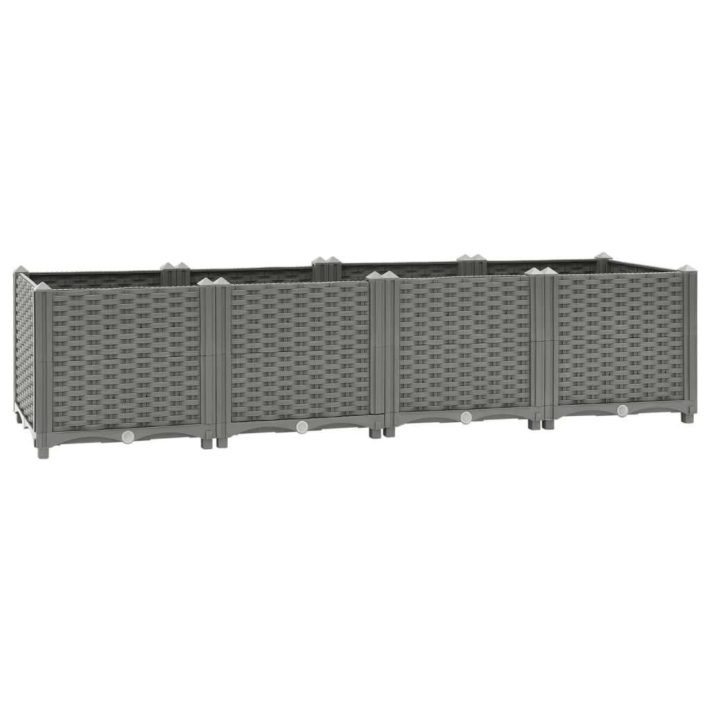 vidaXL Ζαρντινιέρα 160 x 40 x 38 εκ. από Πολυπροπυλένιο