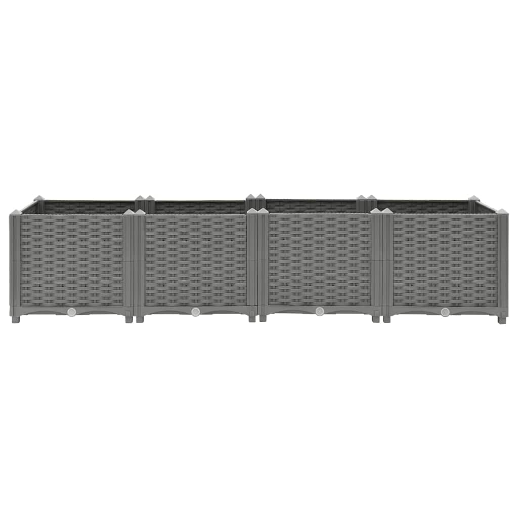 vidaXL Ζαρντινιέρα 160 x 40 x 38 εκ. από Πολυπροπυλένιο