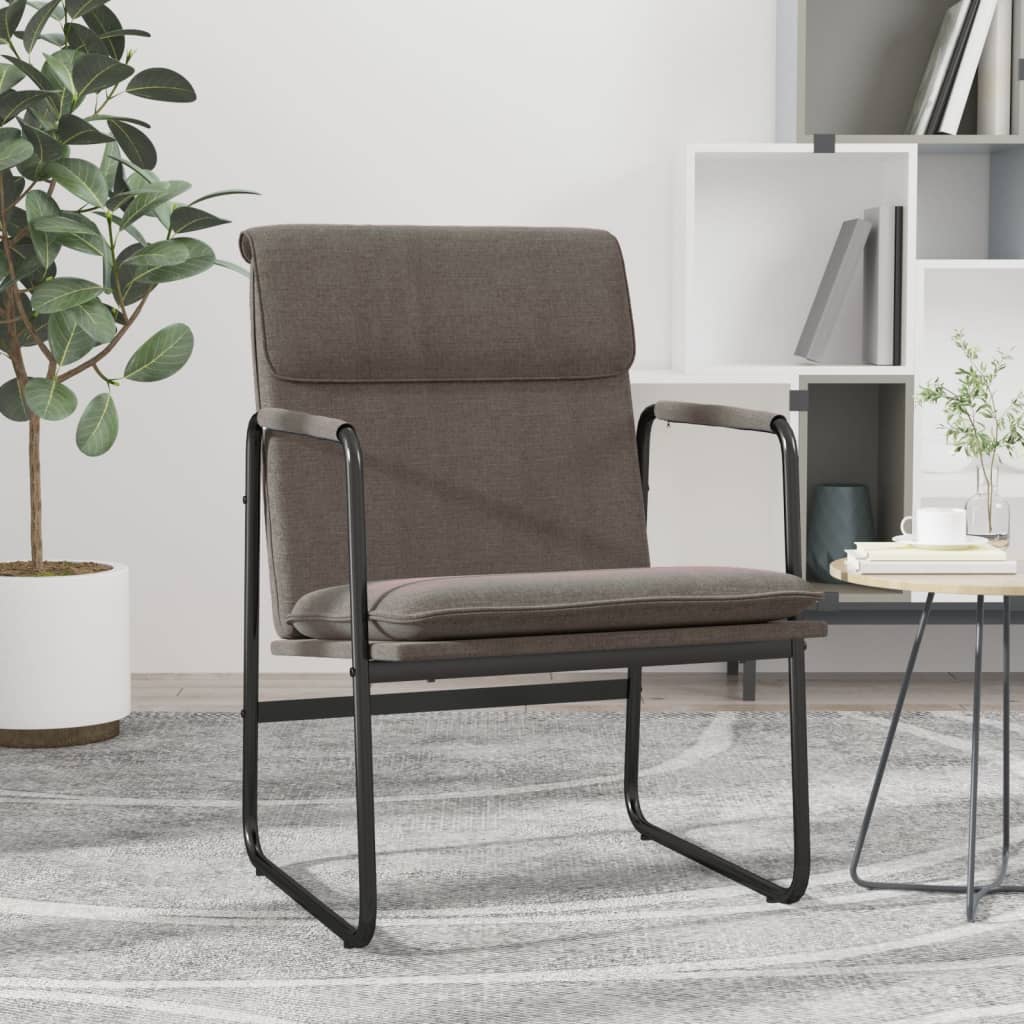 vidaXL Πολυθρόνα Taupe 55 x 64 x 80 εκ. Υφασμάτινη