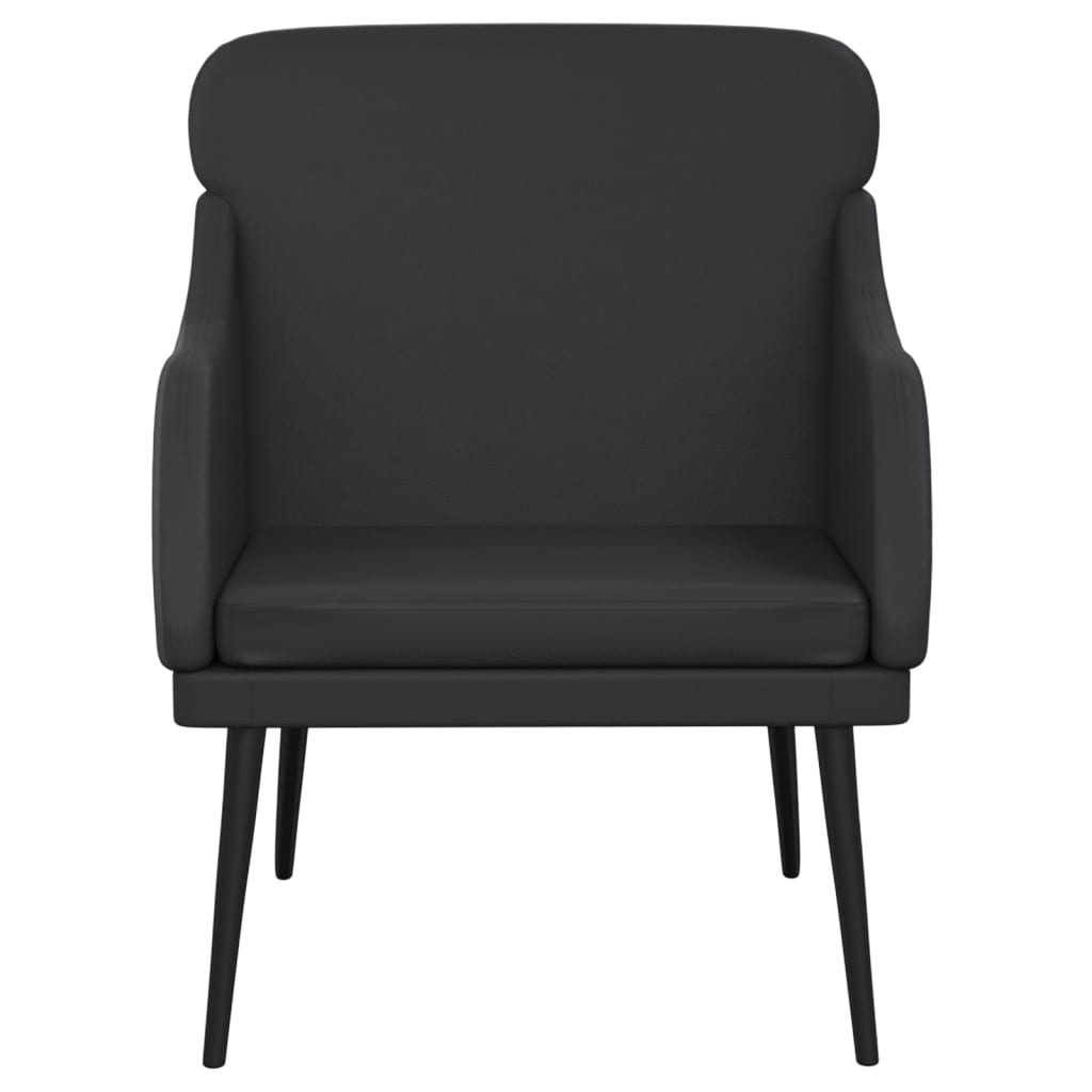 vidaXL Πολυθρόνα Μαύρη 63 x 76 x 80 εκ. από Συνθετικό Δέρμα