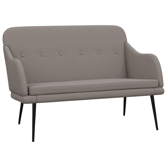 vidaXL Πάγκος Taupe 110x76x80 εκ. Υφασμάτινος