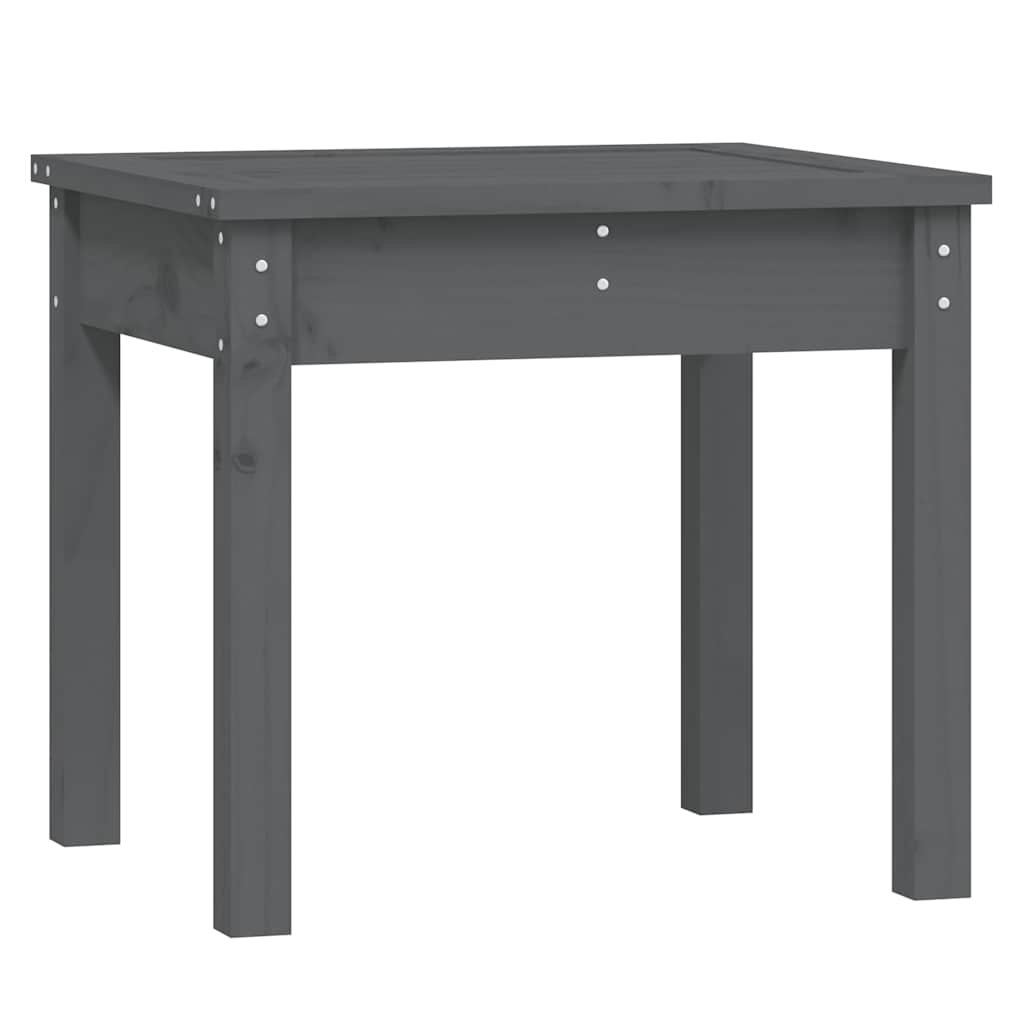 vidaXL Παγκάκι Κήπου Γκρι 50x44x45 εκ. από Μασίφ Ξύλο Πεύκου