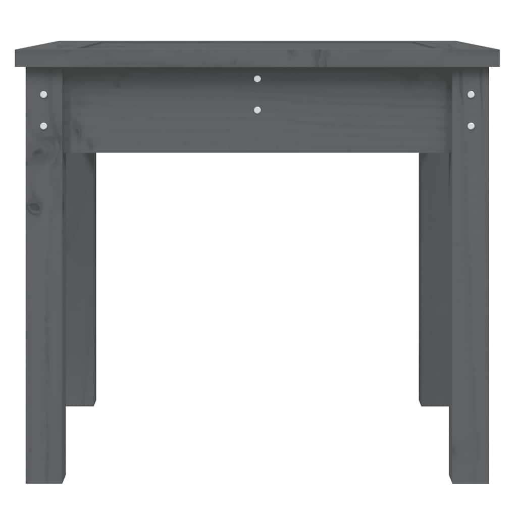 vidaXL Παγκάκι Κήπου Γκρι 50x44x45 εκ. από Μασίφ Ξύλο Πεύκου