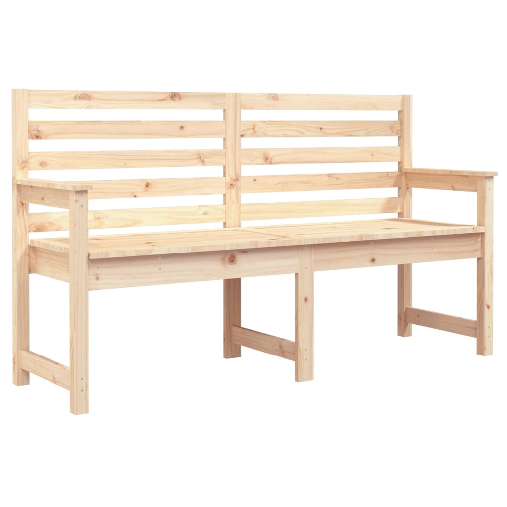 vidaXL Παγκάκι Κήπου 159,5x48x91,5 εκ. από Μασίφ Ξύλο Πεύκου