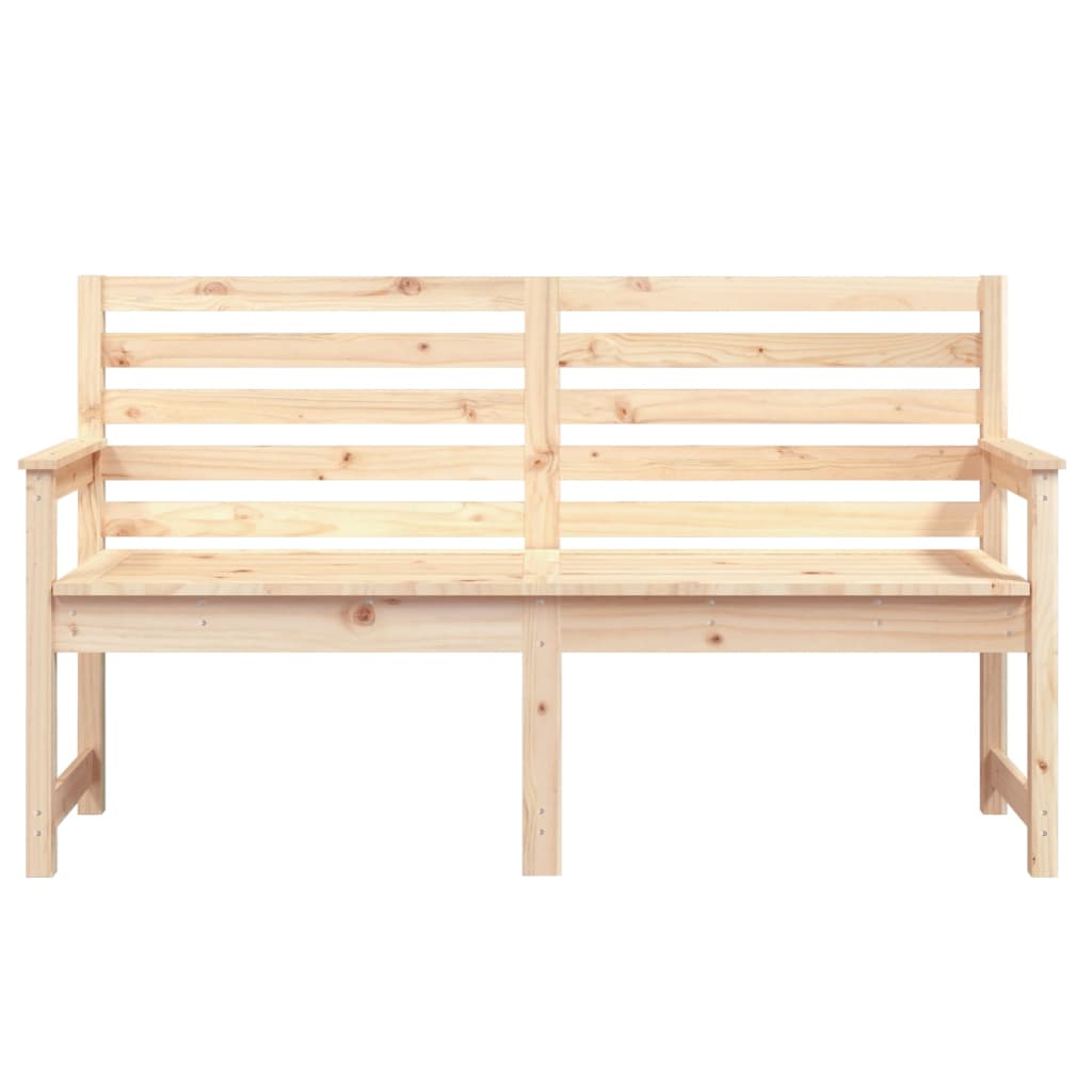 vidaXL Παγκάκι Κήπου 159,5x48x91,5 εκ. από Μασίφ Ξύλο Πεύκου