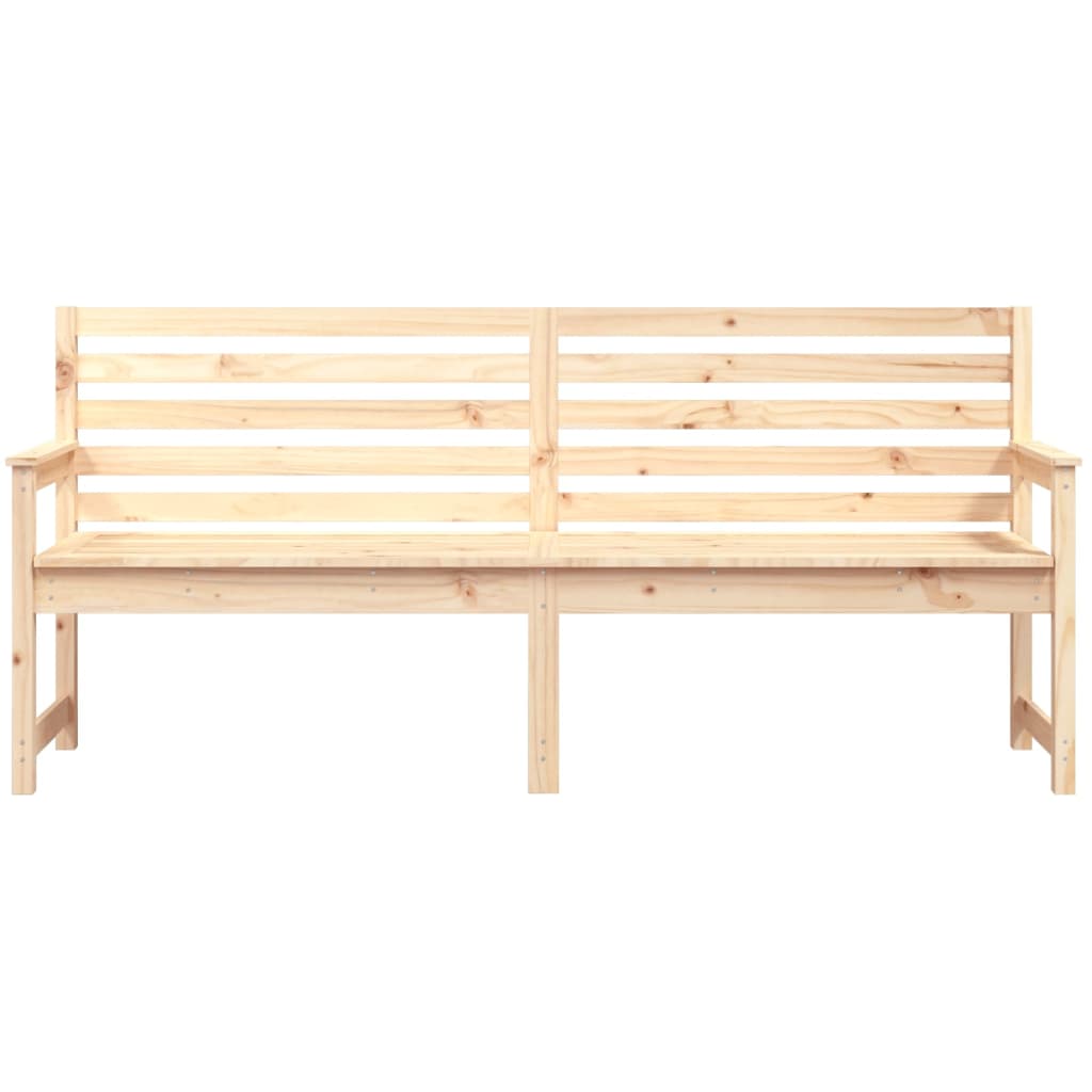 vidaXL Παγκάκι Κήπου 203,5x48x91,5 εκ. από Μασίφ Ξύλο Πεύκου