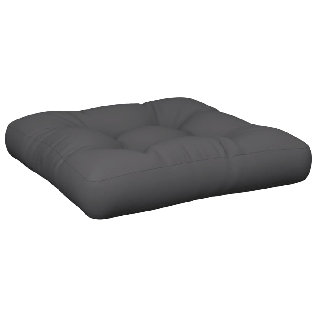 vidaXL Μαξιλάρι Παλέτας Ανθρακί 50 x 50 x 12 εκ. Υφασμάτινο