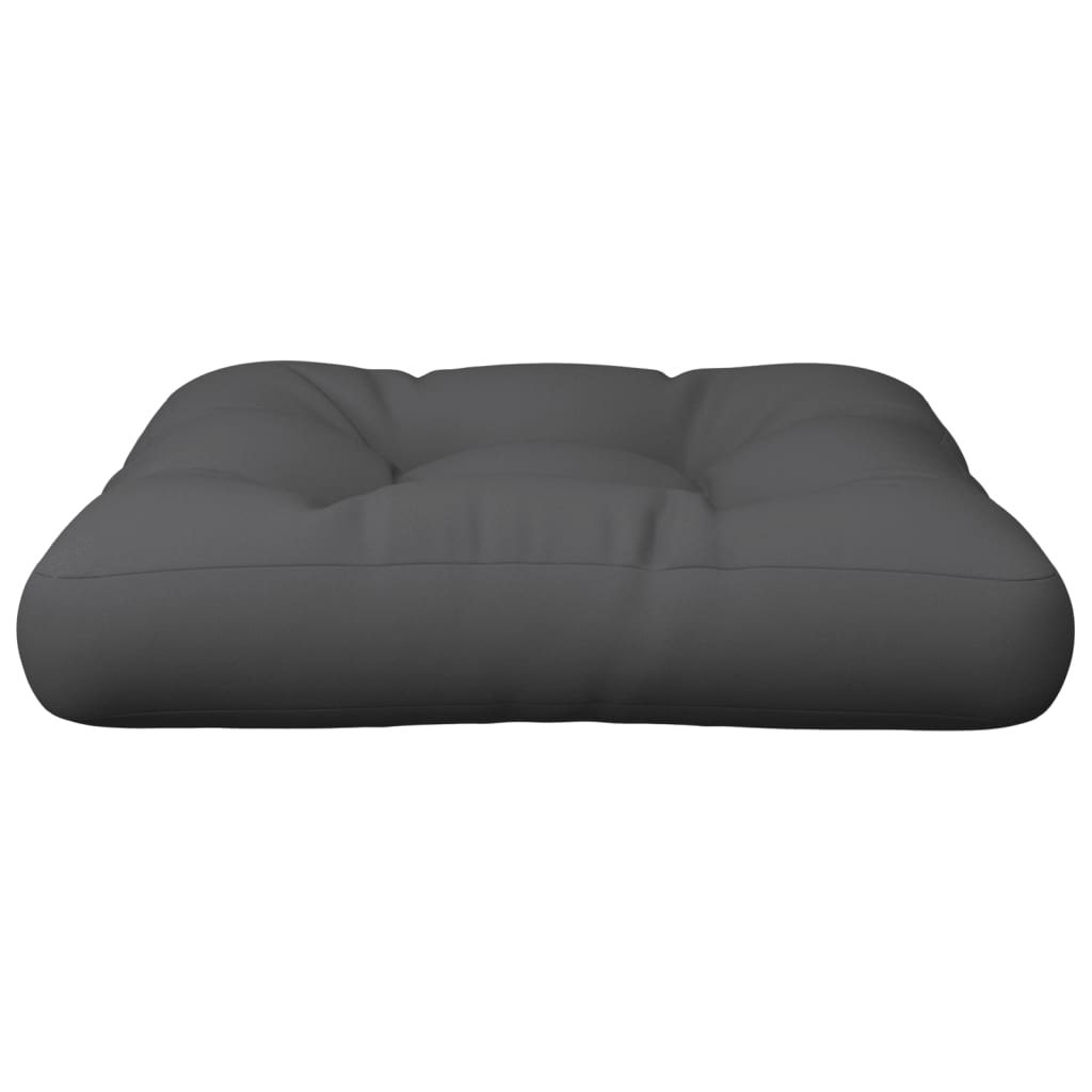 vidaXL Μαξιλάρι Παλέτας Ανθρακί 50 x 50 x 12 εκ. Υφασμάτινο