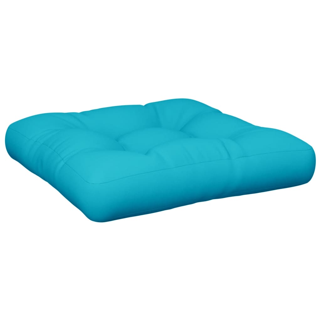 vidaXL Μαξιλάρι Παλέτας Τιρκουάζ 60 x 60 x 12 εκ. Υφασμάτινο