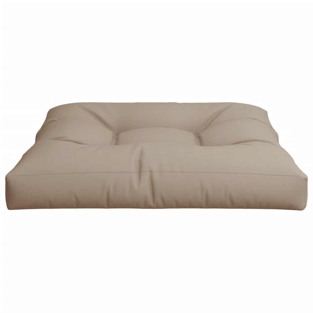 vidaXL Μαξιλάρι Παλέτας Taupe 80 x 80 x 12 εκ. Υφασμάτινο