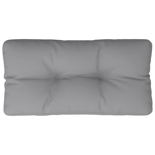 vidaXL Μαξιλάρι Παλέτας Γκρι 70 x 40 x 12 εκ. Υφασμάτινο
