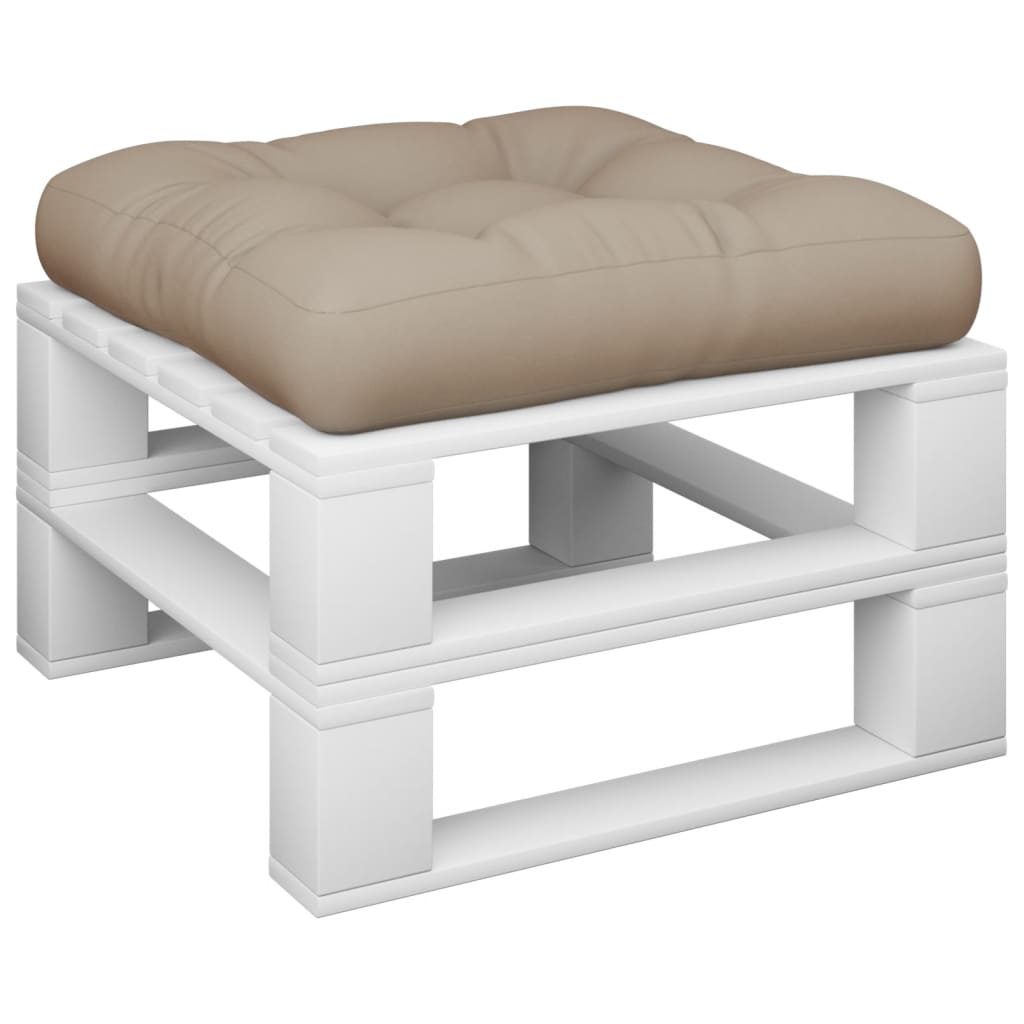 vidaXL Μαξιλάρι Παλέτας Taupe 58 x 58 x 10 εκ. Υφασμάτινο