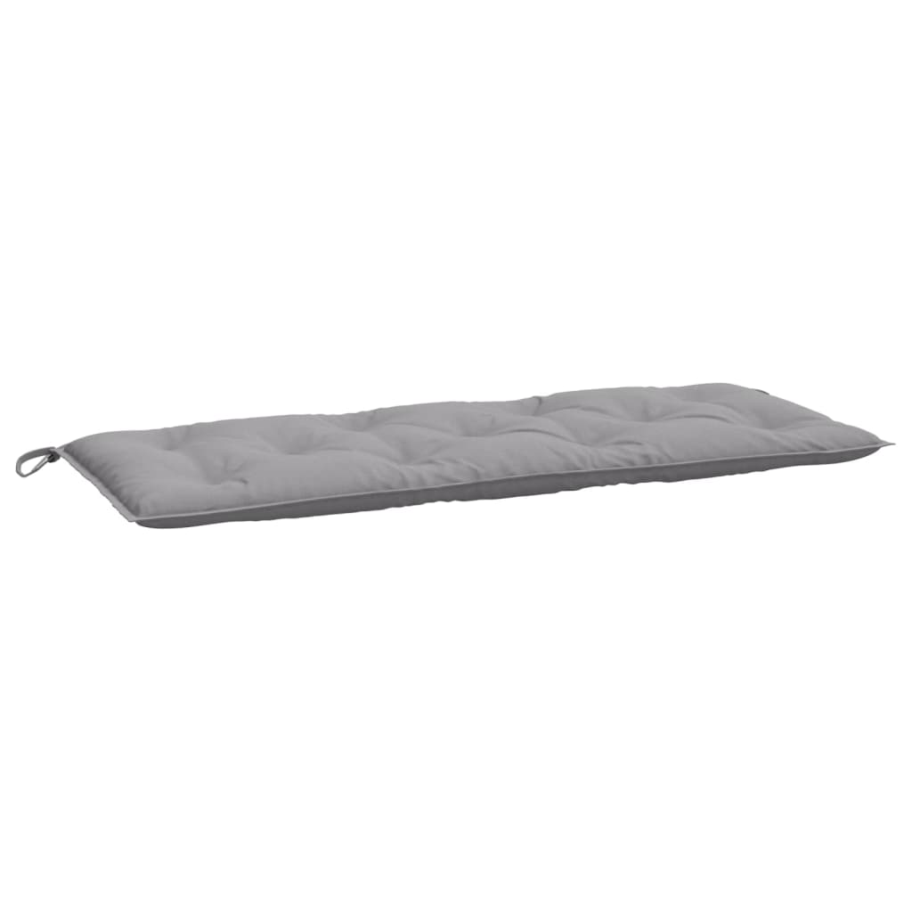 vidaXL Μαξιλάρι Πάγκου Κήπου Γκρι 120x50x7 εκ. Ύφασμα Oxford
