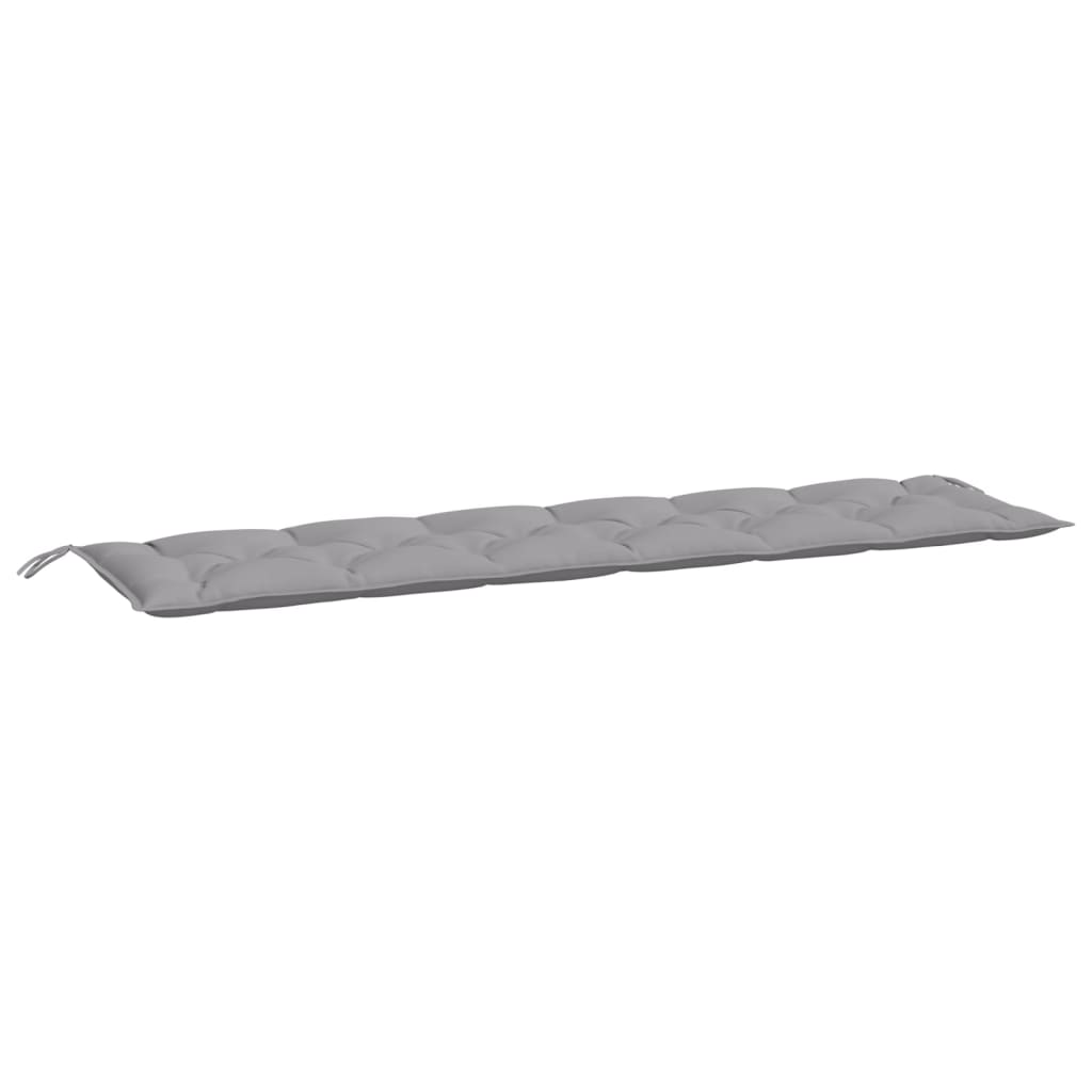 vidaXL Μαξιλάρι Πάγκου Κήπου Γκρι 200x50x7 εκ. Ύφασμα Oxford