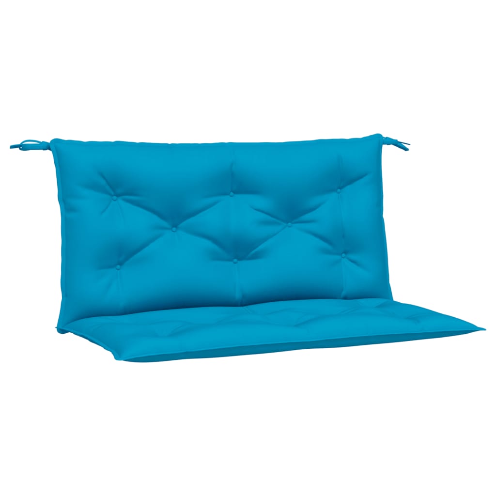 vidaXL Μαξιλάρια Πάγκου Κήπου 2 τεμ. γαλάζιο 100x50x7cm Ύφασμα Oxford