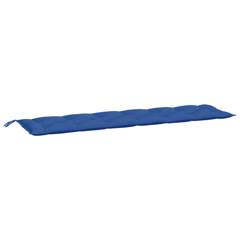vidaXL Μαξιλάρια Πάγκου Κήπου 2 τεμ. Μπλε 200x50x7cm Ύφασμα Oxford