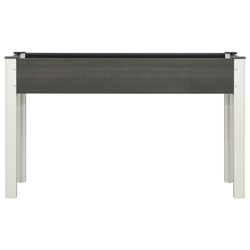vidaXL Ζαρντινιέρα Κήπου Υπερυψωμένη Γκρι 120x 40 x 75 εκ. από WPC
