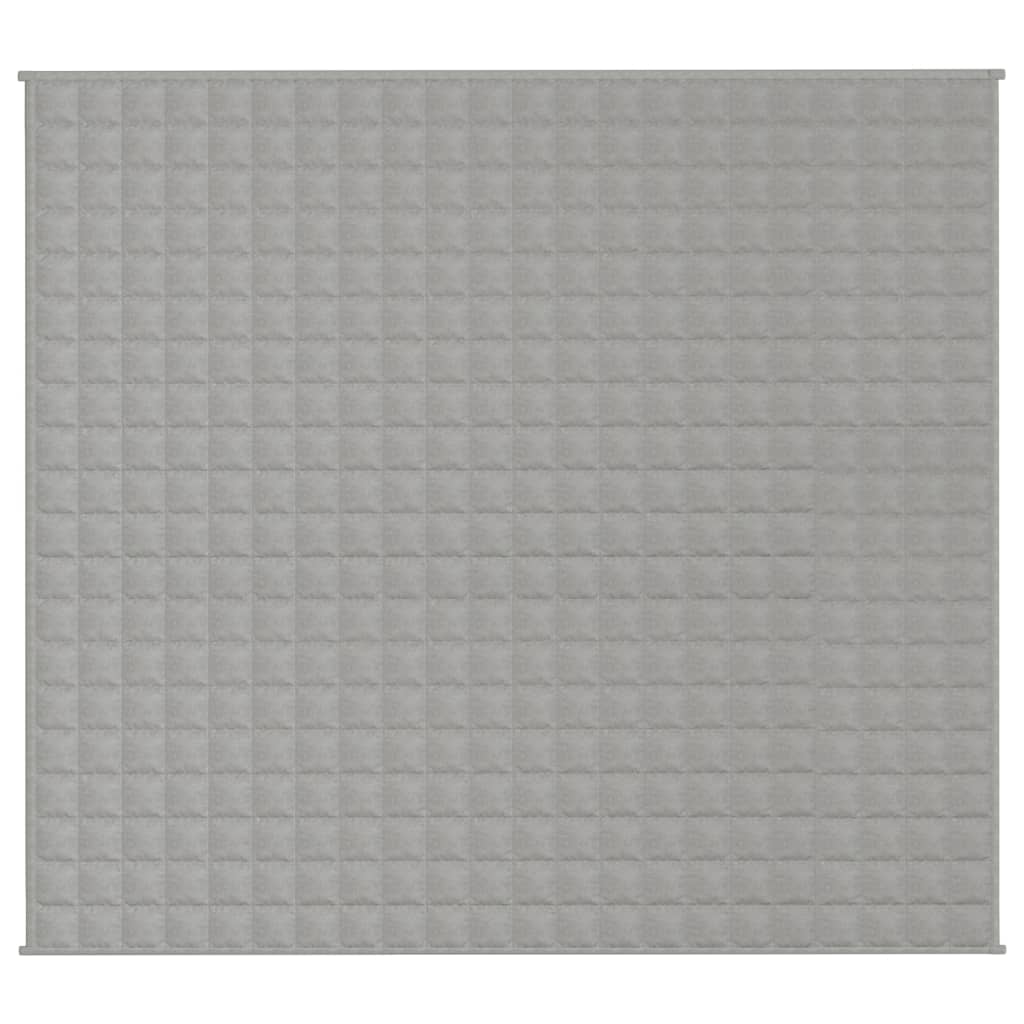 vidaXL Κουβέρτα Βαρύτητας Γκρι 200 x 230 εκ. 13 κ. Υφασμάτινη