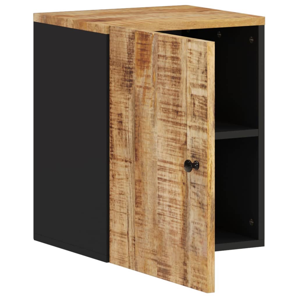 vidaXL Ντουλάπι Μπάνιου Επιτοίχιο 38x33x48 εκ. από Μασίφ Ξύλο Μάνγκο