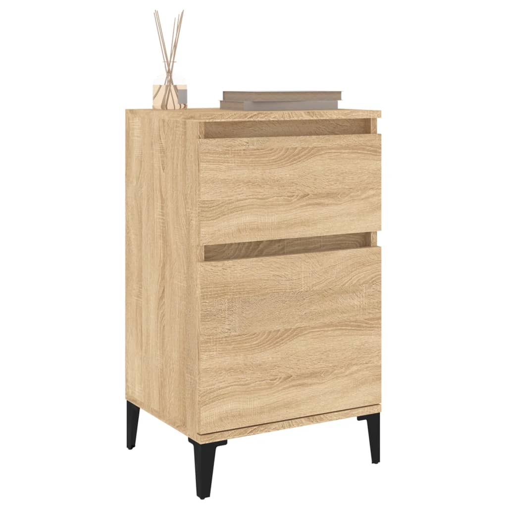 vidaXL Κομοδίνο Sonoma Δρυς 40x35x70 εκ.