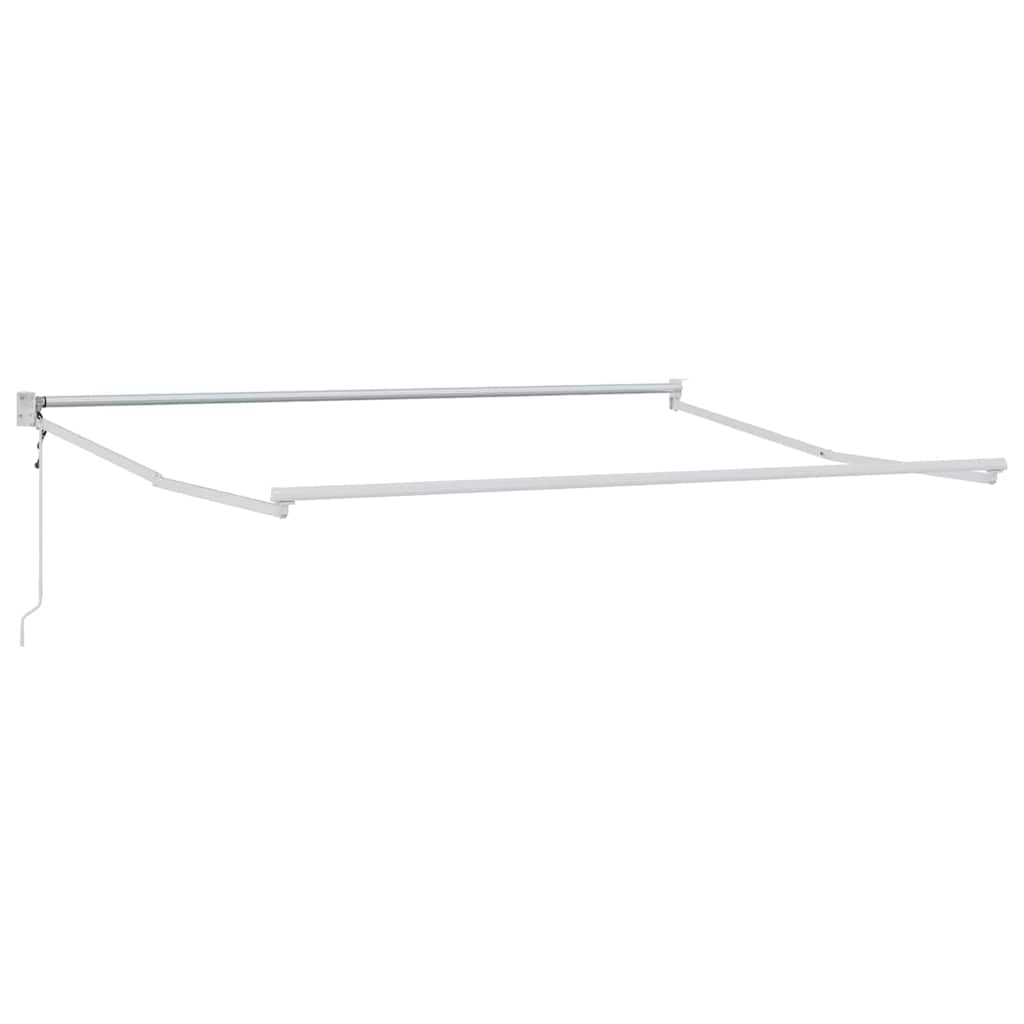vidaXL Electric Awning Frame 3,5 x 2,5 m Λευκό