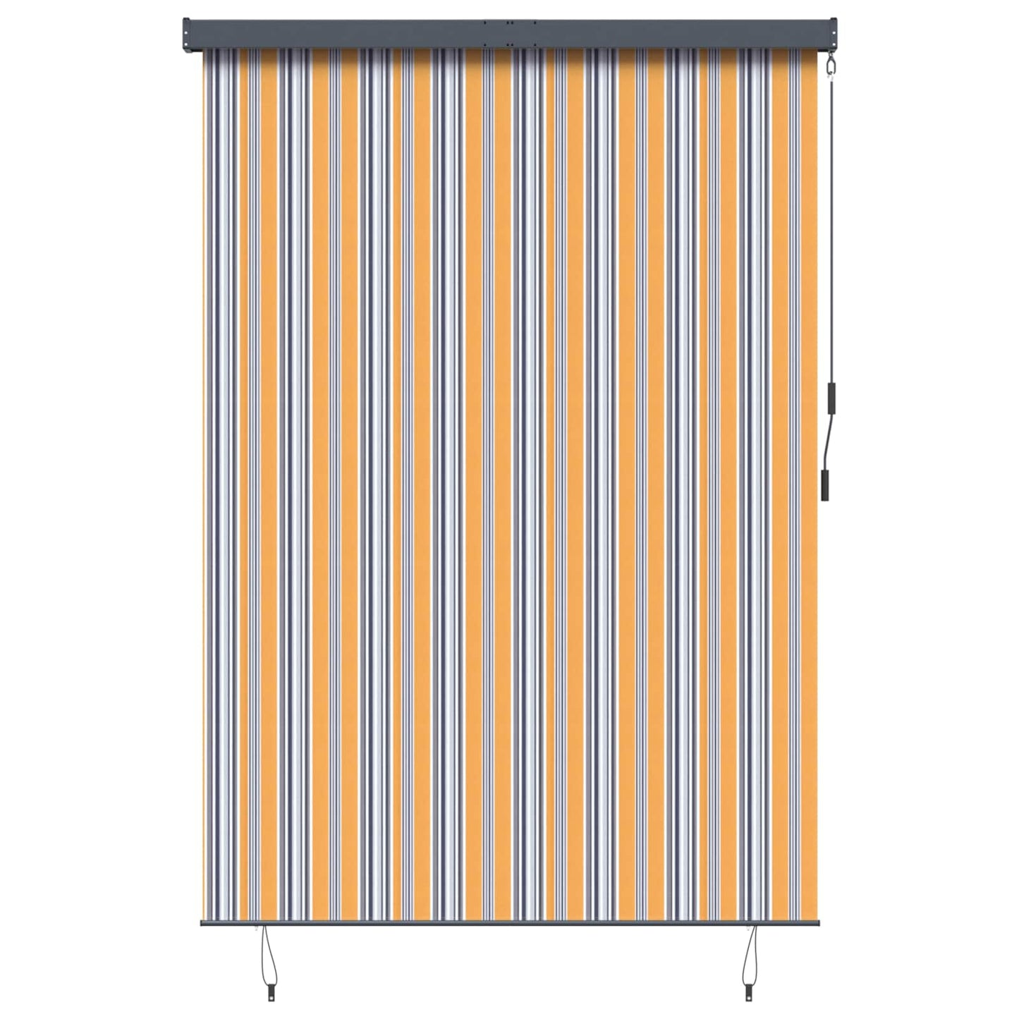 vidaXL Ρόλερ Κίτρινο και Μπλε 180 x 250 cm Ύφασμα και Αλουμίνιο