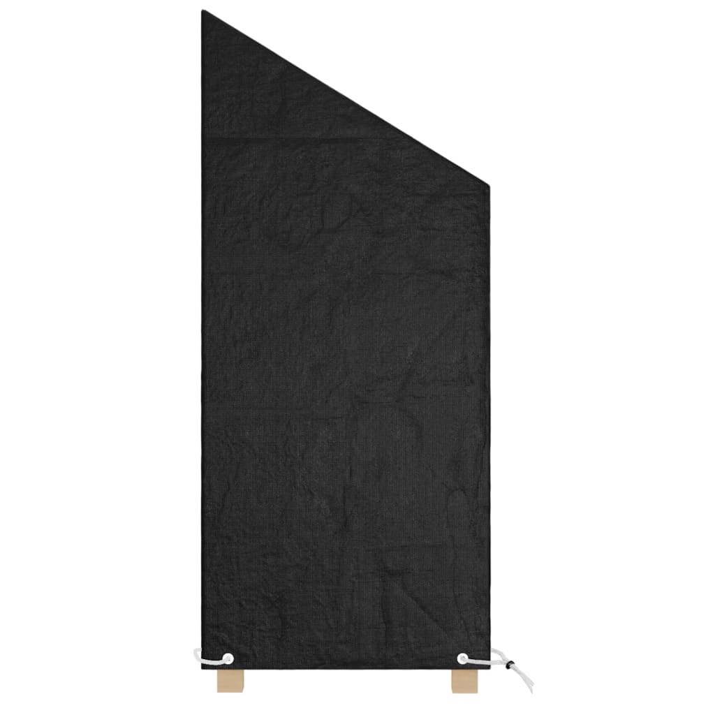 vidaXL Κάλυμμα Καρέκλας με 8 Κρίκους 65x65x110/150 εκ. Πολυαιθυλένιο