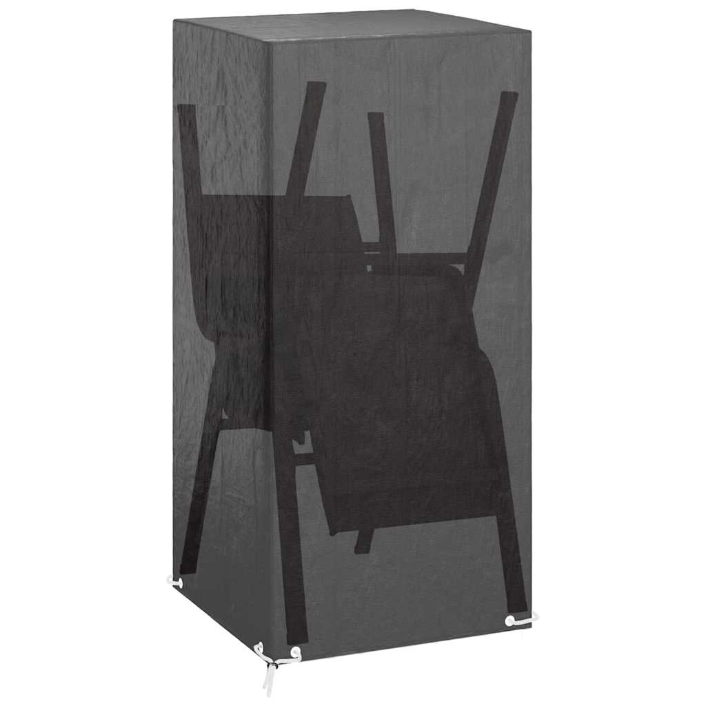 vidaXL Κάλυμμα Καρέκλας Κήπου με 8 Κρίκους 75x70x140 εκ. Πολυαιθυλένιο