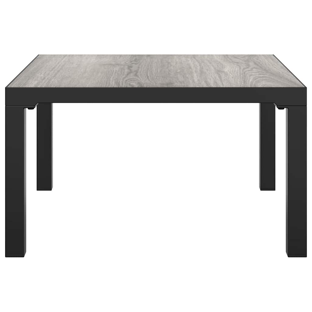 vidaXL Τραπέζάκι Κήπου Γκρι 55 x 55 x 31 εκ. από DPC και Ατσάλι