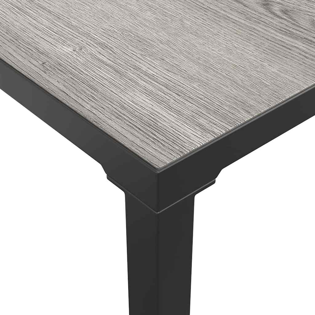 vidaXL Τραπέζάκι Κήπου Γκρι 55 x 55 x 31 εκ. από DPC και Ατσάλι
