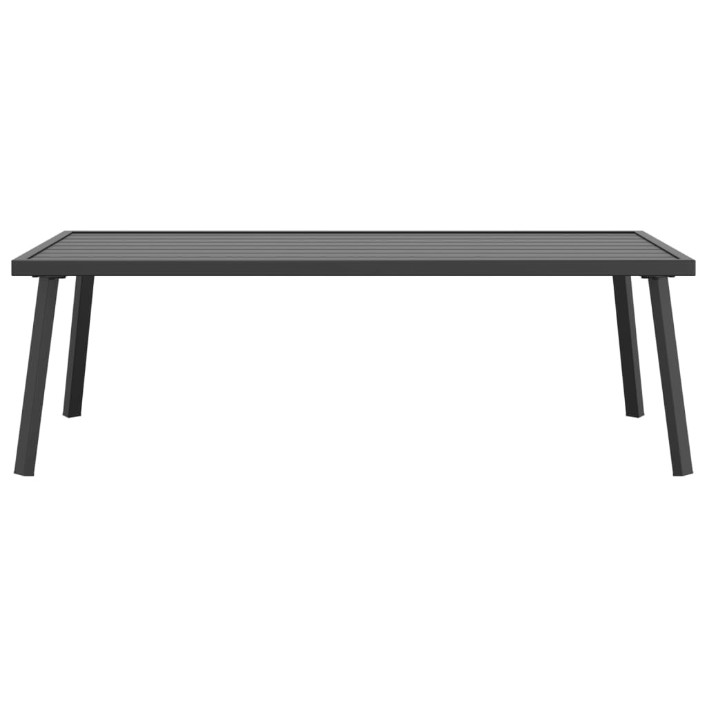 vidaXL Τραπεζάκι Κήπου Ανθρακί 110 x 55 x 35 εκ. από Ατσάλι