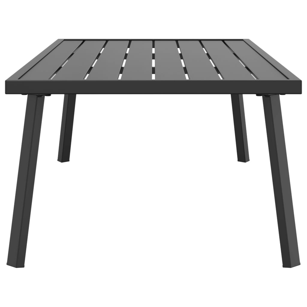 vidaXL Τραπεζάκι Κήπου Ανθρακί 110 x 55 x 35 εκ. από Ατσάλι