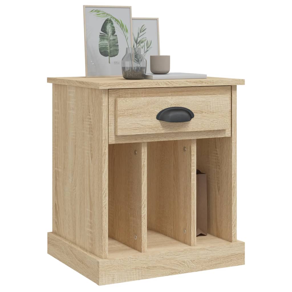 vidaXL Κομοδίνα 2 τεμ. Sonoma Δρυς 43x36x50 εκ.