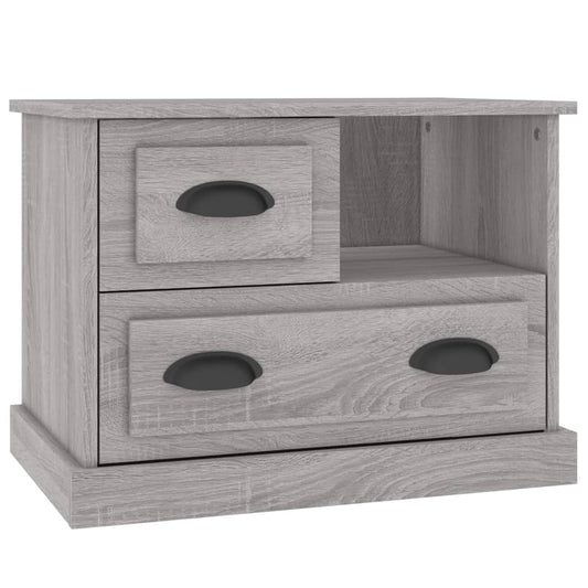 vidaXL Κομοδίνο Γκρι Sonoma 60x39x45 εκ.
