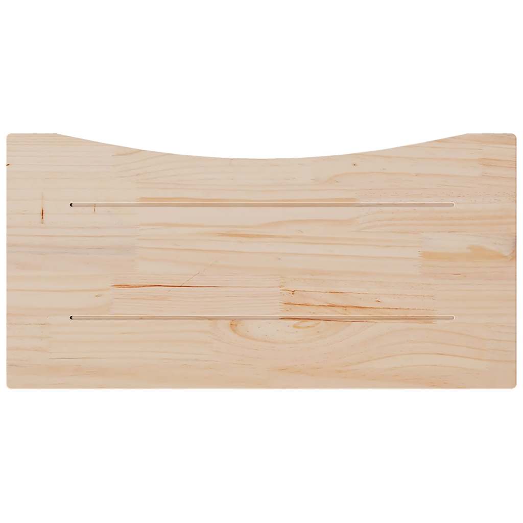 vidaXL Επιφάνεια Γραφείου 80 x 40 x 2,5 εκ. από Μασίφ Ξύλο Πεύκου