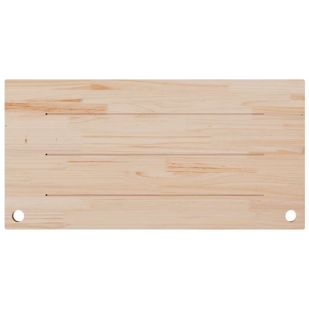 vidaXL Επιφάνεια Γραφείου 110 x 55 x 2,5 εκ. από Μασίφ Ξύλο Πεύκου