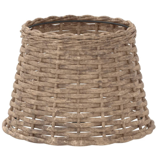 vidaXL Καπέλο Φωτιστικού Καφέ Ø25x17 εκ. από Wicker